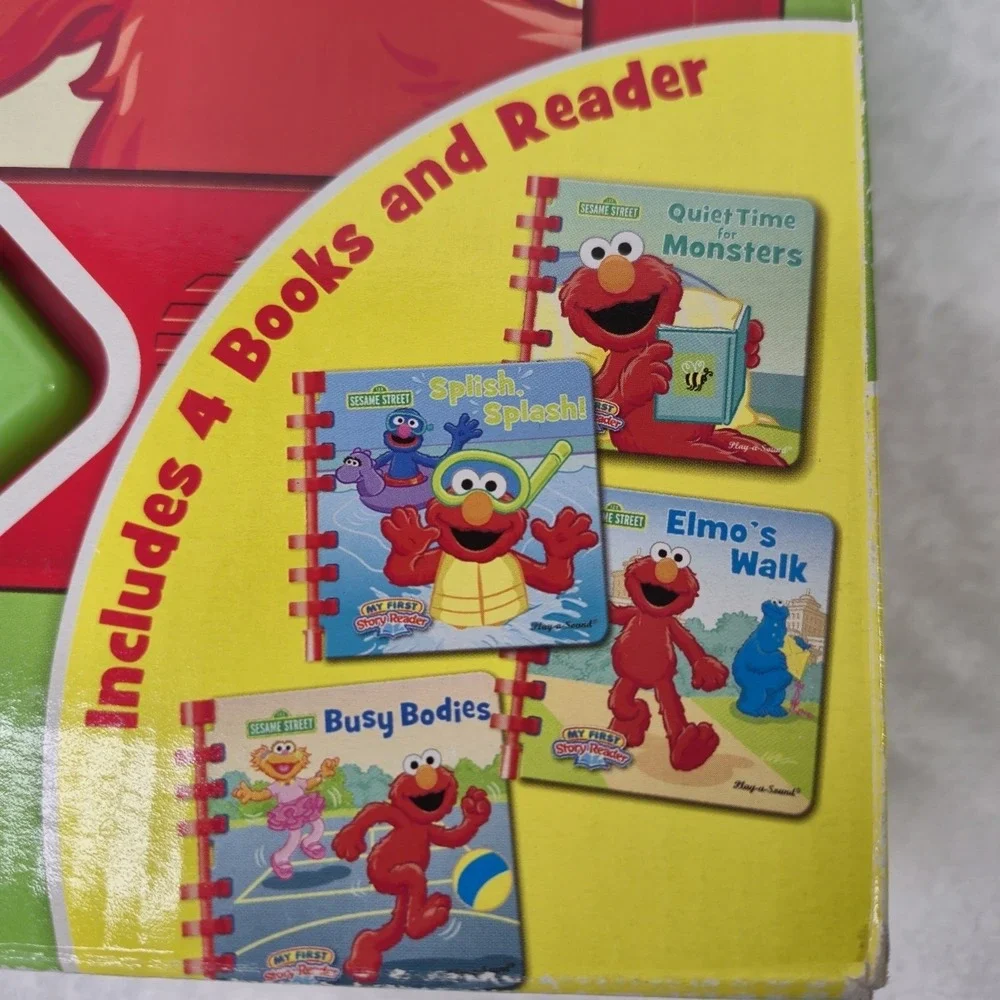 ELMO 2013 My First Story Reader 4 Books Storybook Library Sesame Street